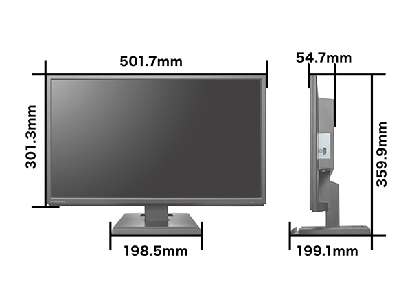 【セット購入時限定】 RD-4756-S 21.5型ワイド液晶モニター LCD-AH221EDB-B