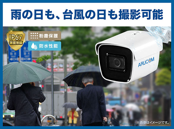 RD-CI803S ネットワークカメラPoE対応4K800万画素 屋外防雨IP 単焦点レンズバレット型