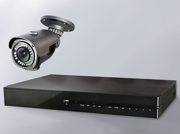 SET549-1 HD-SDI2.3メガピクセル屋外カメラとハイブリッドレコーダーセット