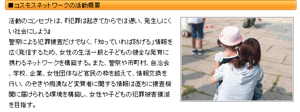 コスモスネットワークの活動内容
