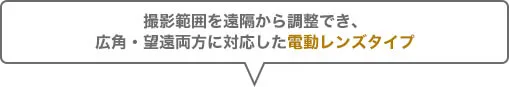 電動レンズタイプ