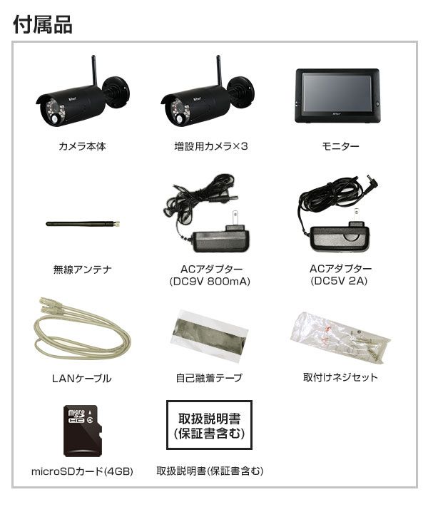 付属品一覧