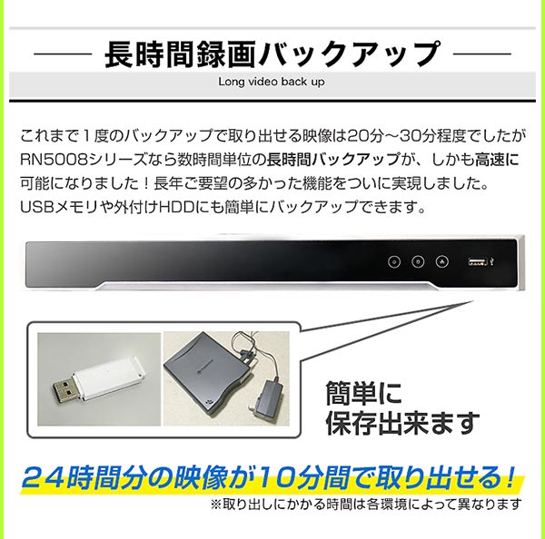 4Kカメラ専用レコーダー