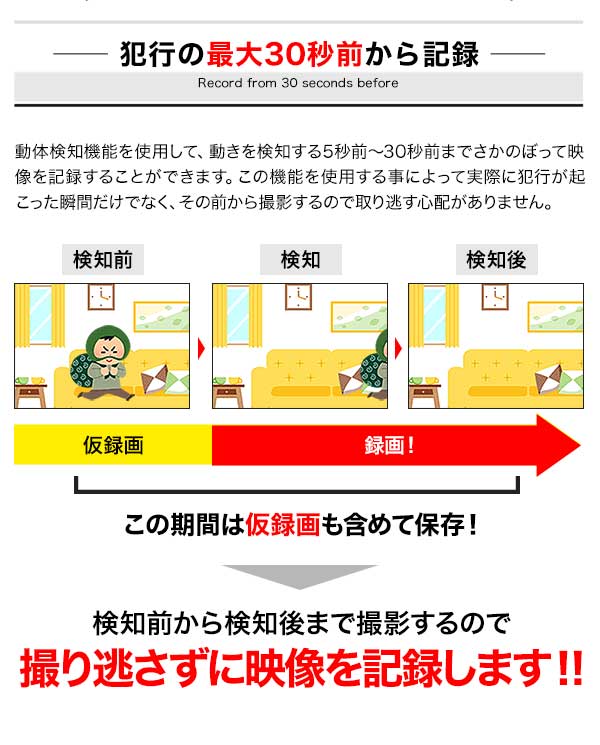 30秒前から記録