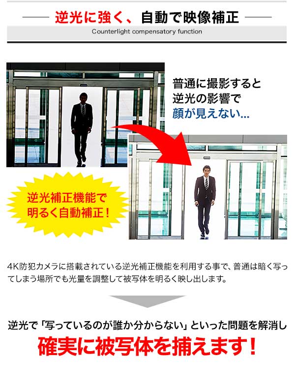 逆光補正