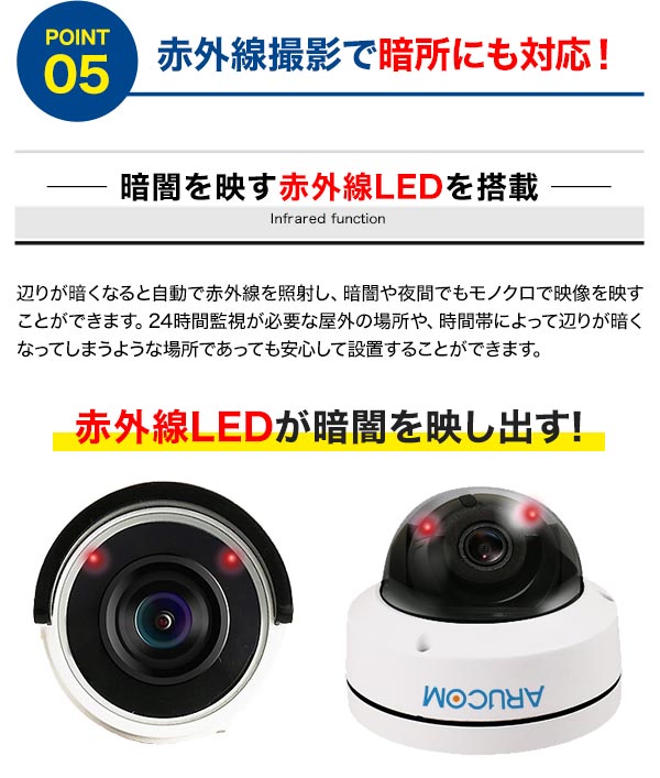 赤外線暗視