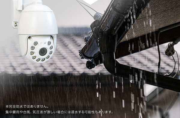 IP66防水・防塵性能