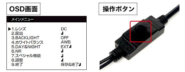 OSDで様々な設定