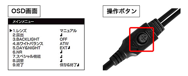 OSDで様々な設定