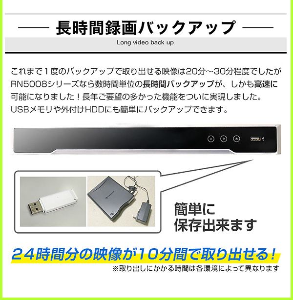 4Kカメラ専用レコーダー