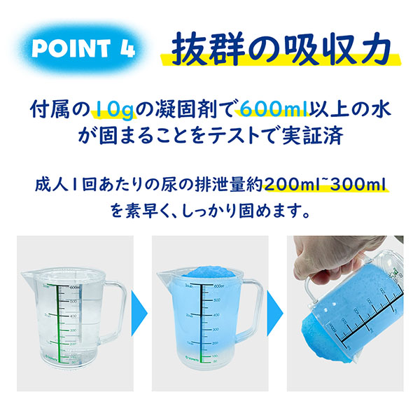 抜群の吸収力