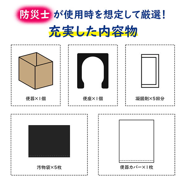 防災士監修のセット内容