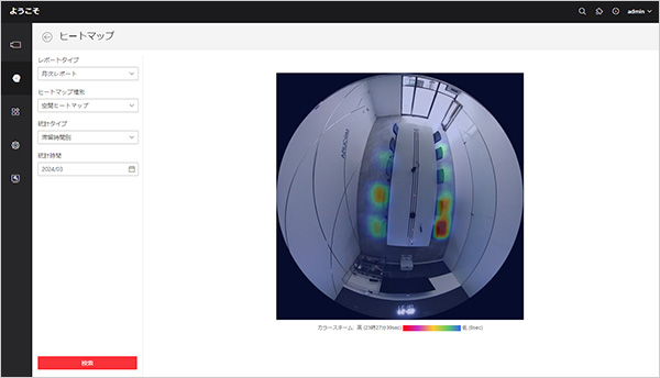 ヒートマップ画面