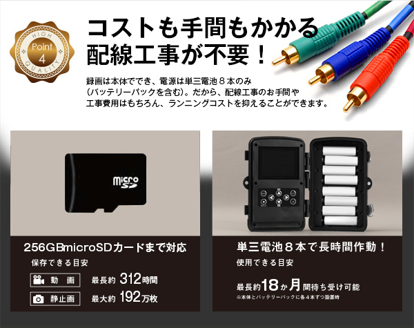 配線工事が不要