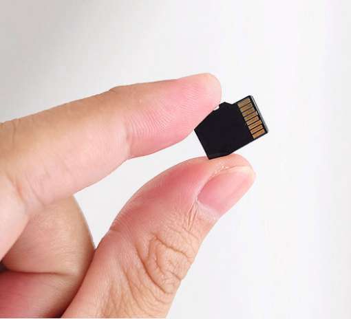 microSDカードに映像保存