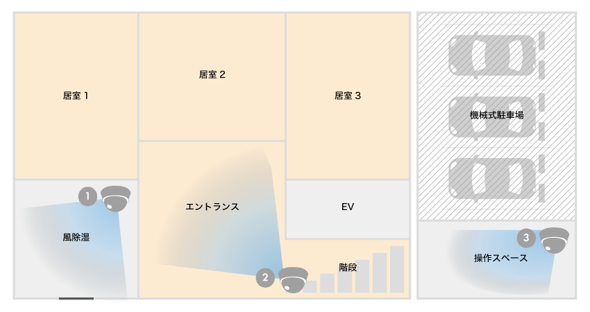 マンションの設置事例