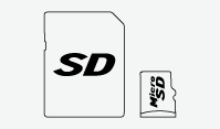 microSDやSDカードに録画したい