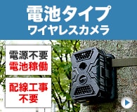 電波タイプワイヤレスカメラ