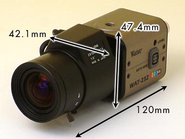 RD-3029WAT-232+2.7-12mmレンズ 高感度・高性能デイナイトカメラWatec