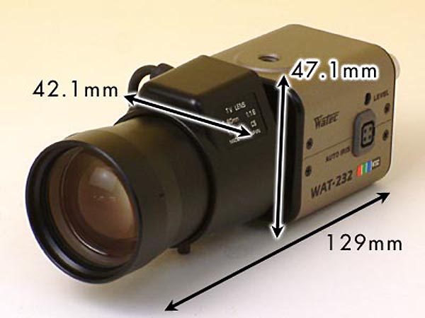 RD-3030 高感度・高性能デイナイトカメラWatec 5.0~55mmレンズ