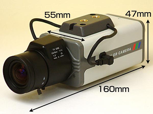 RD-3102カラー防犯カメラ(広角～準望遠撮影タイプ)