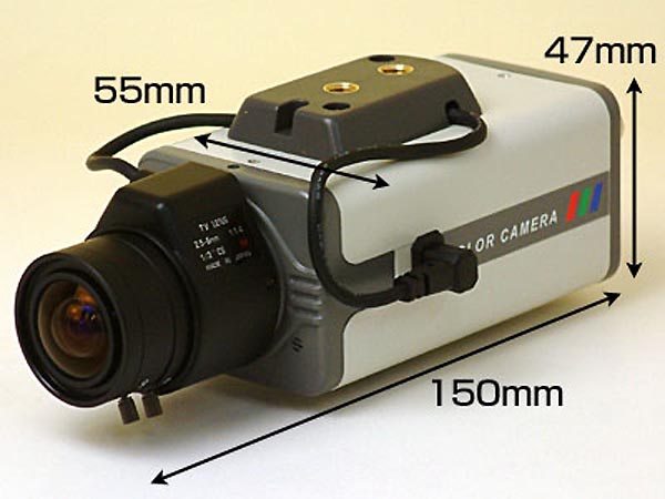 RD-3103カラー防犯カメラ 広角～標準撮影タイプ