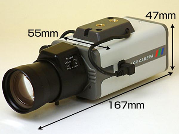 RD-3104カラー防犯カメラ 標準~望遠撮影タイプ