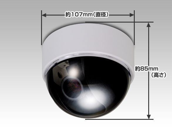 RD-4065フルHD対応2メガピクセル屋内用ドームカメラ