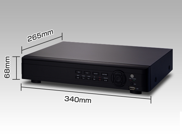 RD-40822TBHDD内蔵のHD-SDI専用4chデジタルレコーダー