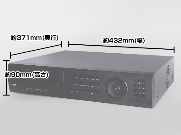 RD-RH1011 HD-SDI対応8chハイブリッドデジタルレコーダー【8TB内蔵】