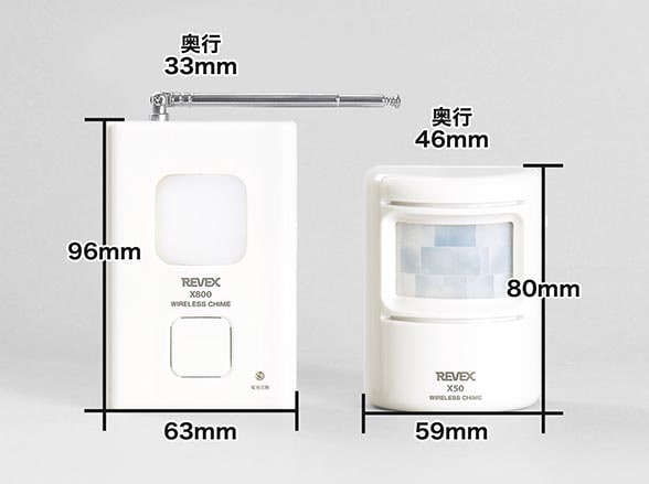 RD-3871 ワイヤレス・センサーチャイム X850