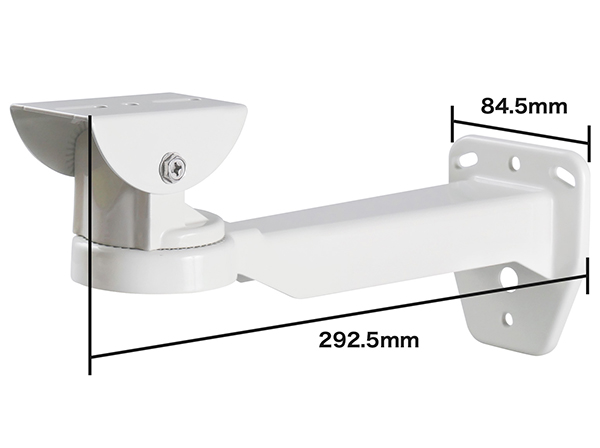 RD-3881 防犯カメラ用ブラケット 壁面用 アイボリー