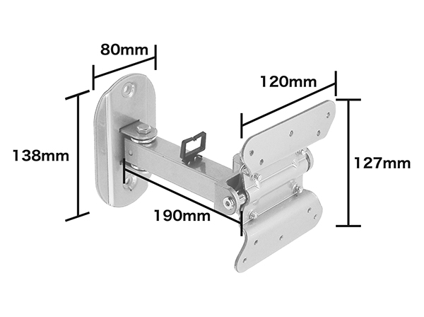 RD-3317 モニター用ブラケット 取付金具 壁面用