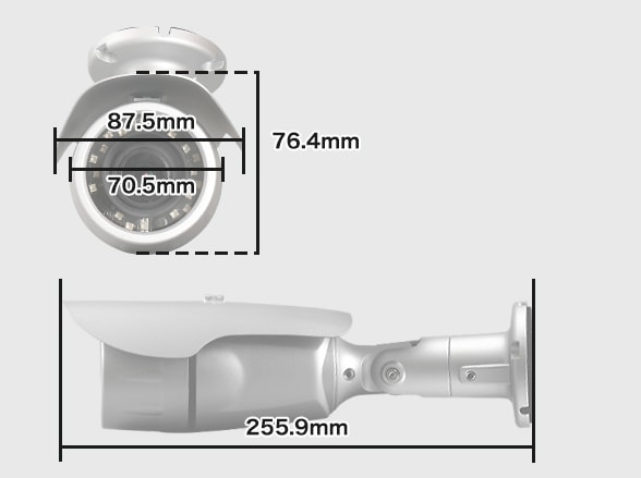 RD-CA236AHDカメラ220万画素バレット型赤外線搭載屋外カメラ