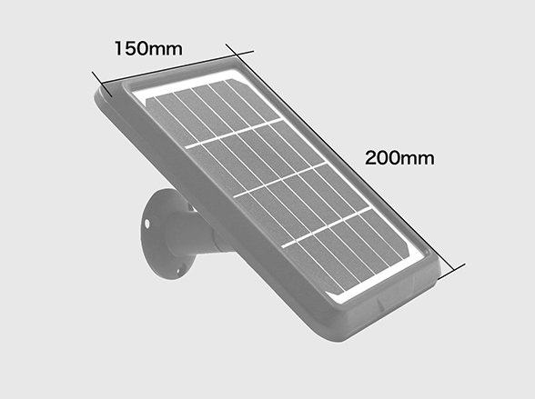 CAR-131So ソーラーワイヤレスカメラCAR-101専用増設パネル