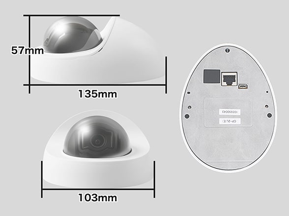 CP-2L(E) 2種の月額プランから選べるクラウド保存屋外用カメラ