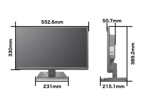 LCD-AH241EDB-B ワイド液晶モニター 23.8型 アイオーデータ製