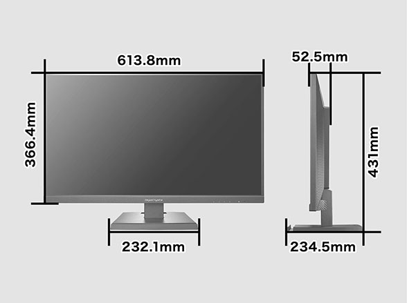 LCD-GCU271XDB ワイド液晶モニター 27型 アイオーデータ製 4K対応