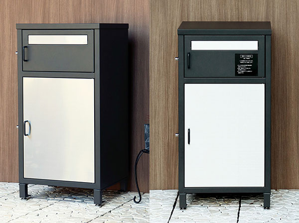 PBX-077 宅配ボックス付ポスト MOJYU Elia エリア ディムグレー 【メーカー直送品】