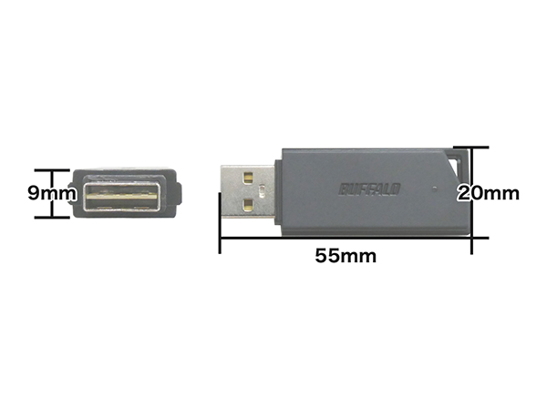RD-4716-S 【セット購入時適用価格】 USBメモリー BUFFALO RUF2-KR16GA-BK