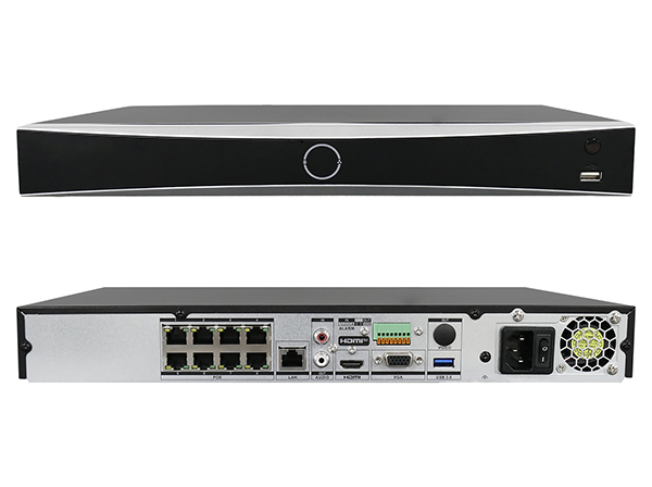 RD-RX8108 最新AI検索搭載ネットワークレコーダー 4K PoE対応 NVR 8ch 4TB