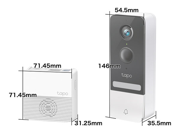Tapo D230S1 カメラ付きスマートドアホンキット TP-Link