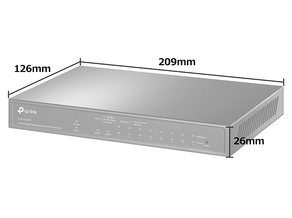 TL-SG1210MPE 10ポート ギガビット PoEスイッチハブ TP-Link