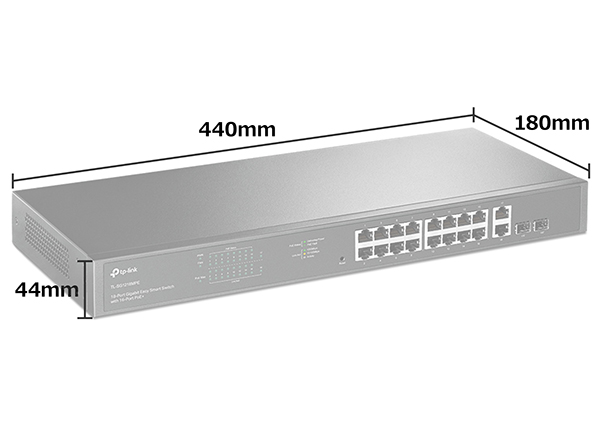 TL-SG1218MPE 18ポート ギガビット PoEスイッチハブ TP-Link