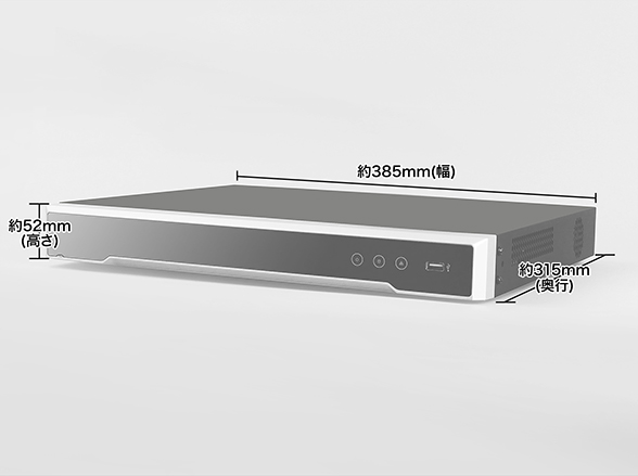 RD-RN5008 ネットワークレコーダー 8ch 4K対応 4TB HDD内蔵