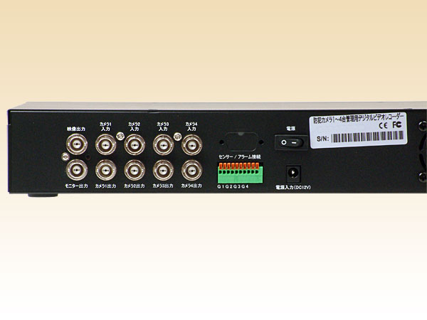 RD-3380 デジタルビデオレコーダー 4ch