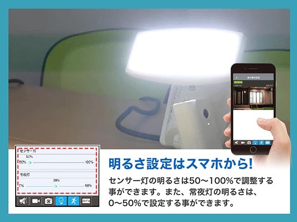 センサーライト LED 防犯カメラ搭載型【CSL-1000】