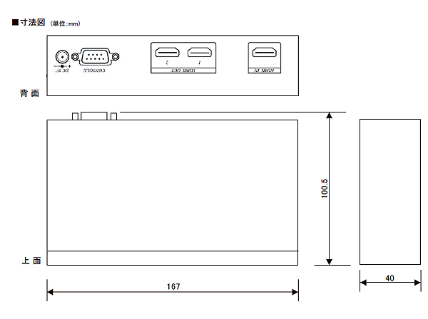 HD02-4K 分割器 HDMI 1入力2出力分配器 (4K 30Hz対応)【JOBLE】