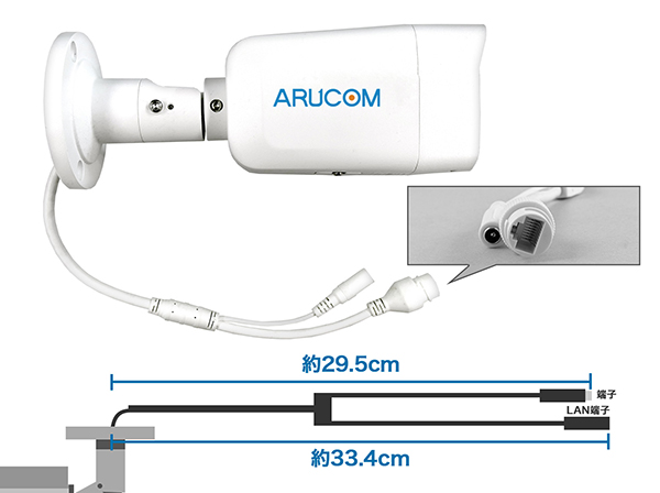 RD-CI253 夜間カラー撮影 屋外防雨PoE対応バレット型ネットワークカメラ