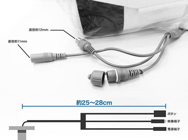 RD-CV802A アナログHD フルハイビジョン画質バレット型カメラ2WAY電源方式